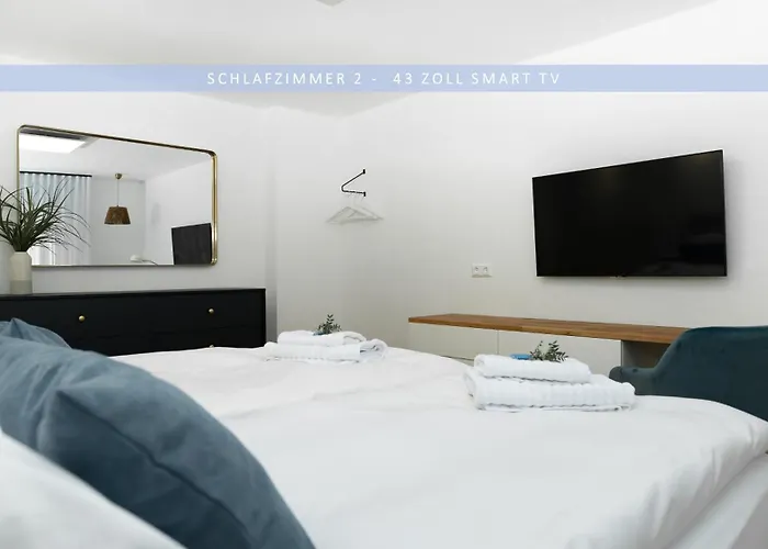 Apartment Leinetal - Bester Schlafkomfort In Hochwertiger Hotelbettwaesche, 3 Zimmer - Grosse Kueche, Duschbad & Parkplatz
