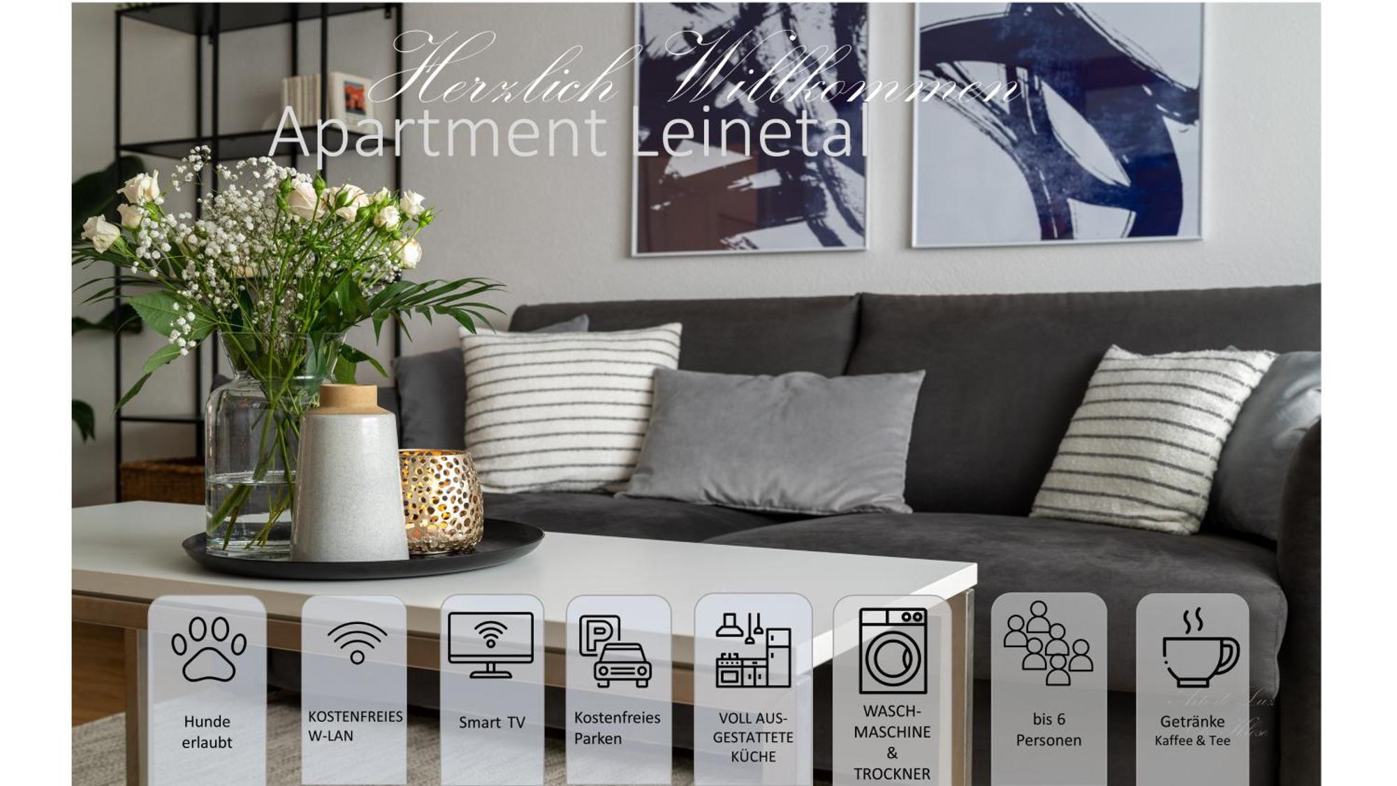Apartment Leinetal - Bester Schlafkomfort In Hochwertiger Hotelbettwaesche, 3 - Grosse Kueche, Duschbad & Parkplatz *